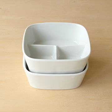 離乳食用ディープ３つ仕切り皿